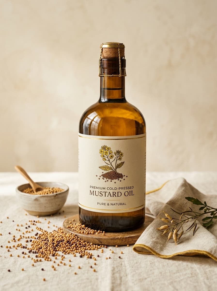 Cold-Pressed Mustard Oil